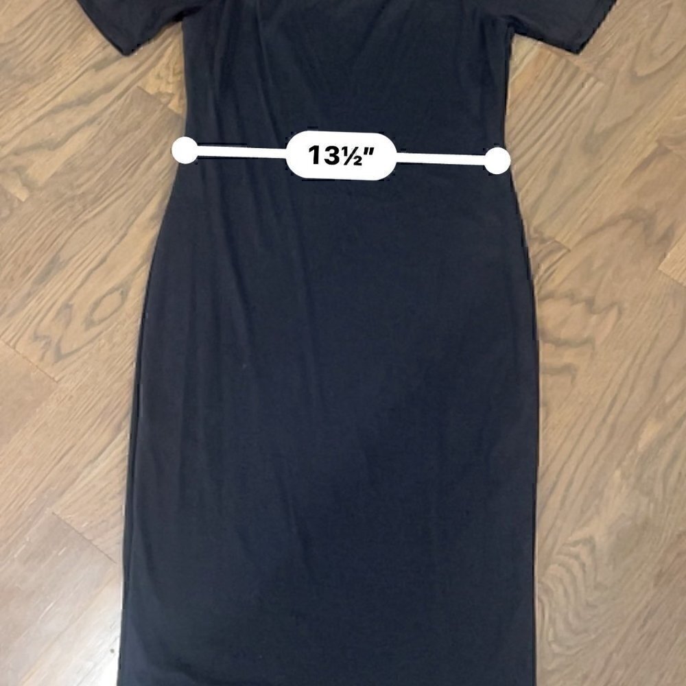 Mikey & Joey little black dress size L skins like y2k minimalist - Picture 5 of 6
